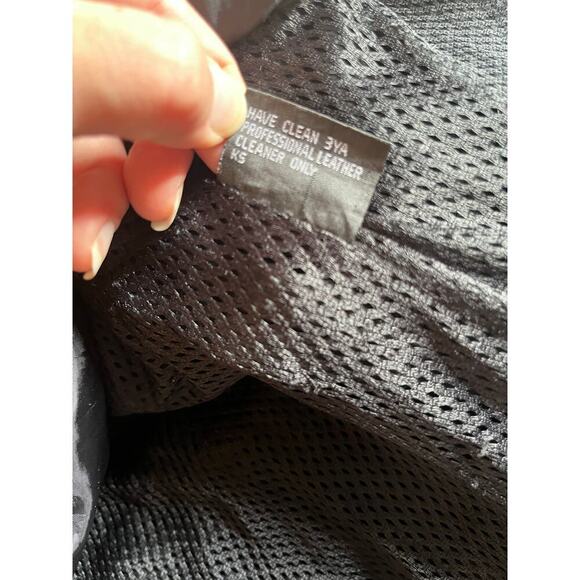 VTG UNIK Ultra Genuine Leather Men's Motorcycle Jacket Coat Zip Out Liner Large - Picture 9 of 10